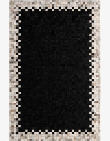 5' 2 x 7' 11 Cowhide - Patchwork Rug