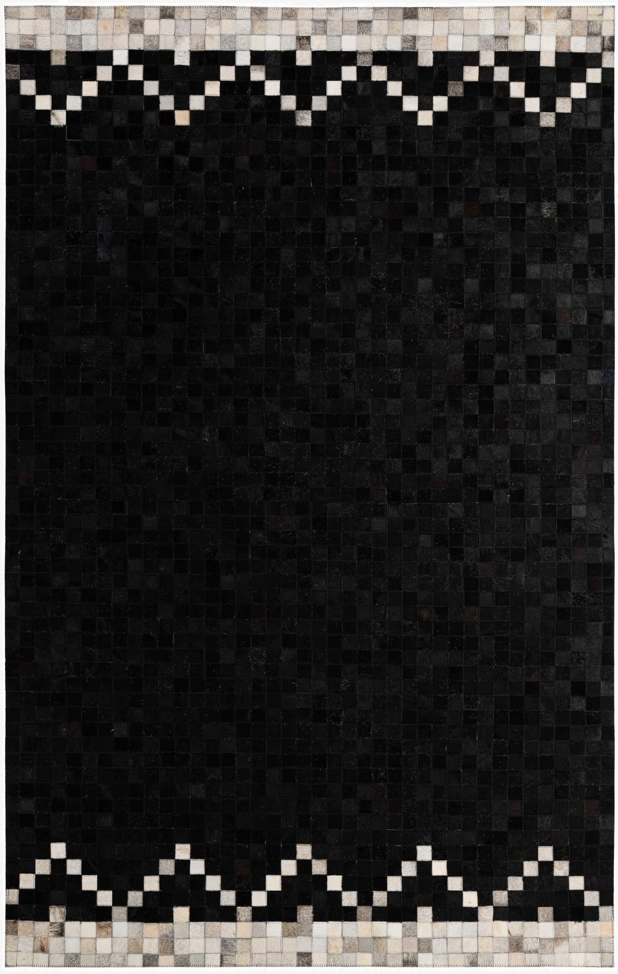 5' 1 x 7' 11 Cowhide - Patchwork Rug