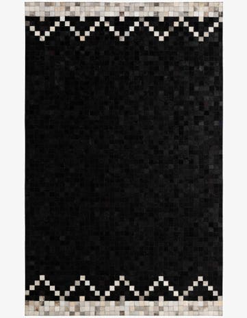 5' 1 x 7' 11 Cowhide - Patchwork Rug