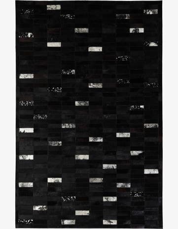5' 3 x 8' 1 Cowhide - Patchwork Rug