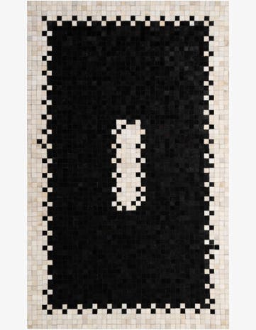 5' x 8' 2 Cowhide - Patchwork Rug