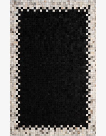 5' 2 x 7' 11 Cowhide - Patchwork Rug