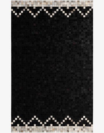 5' x 8' 1 Cowhide - Patchwork Rug