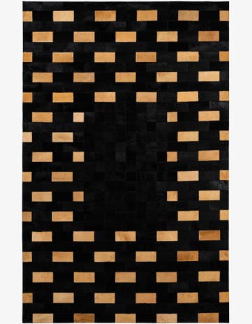5' 1 x 7' 11 Cowhide - Patchwork Rug