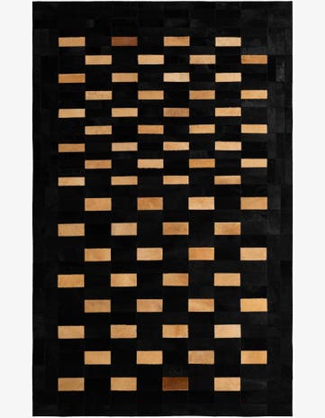 5' 1 x 7' 11 Cowhide - Patchwork Rug