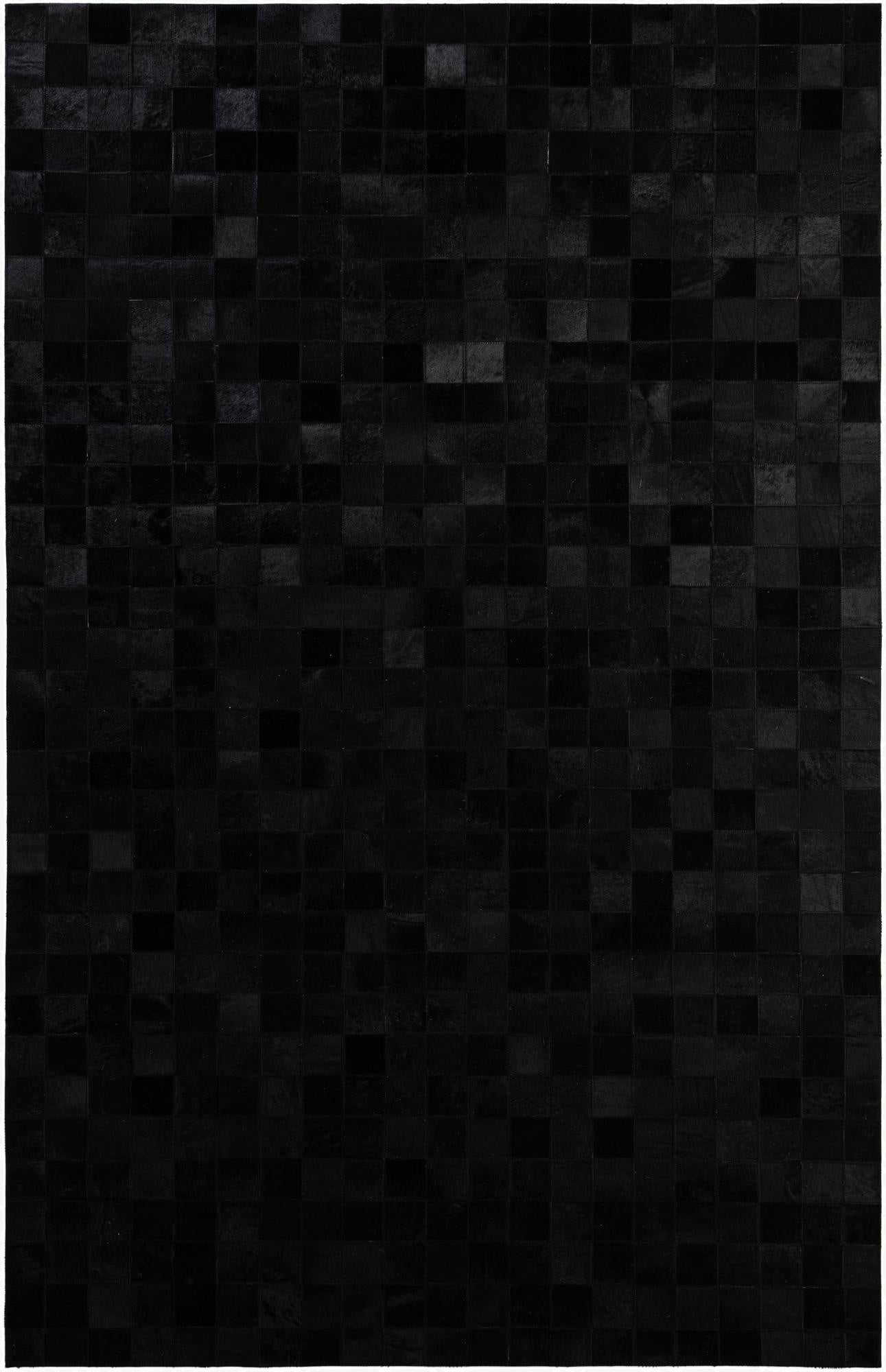 5' 3 x 8' 2 Cowhide - Patchwork Rug