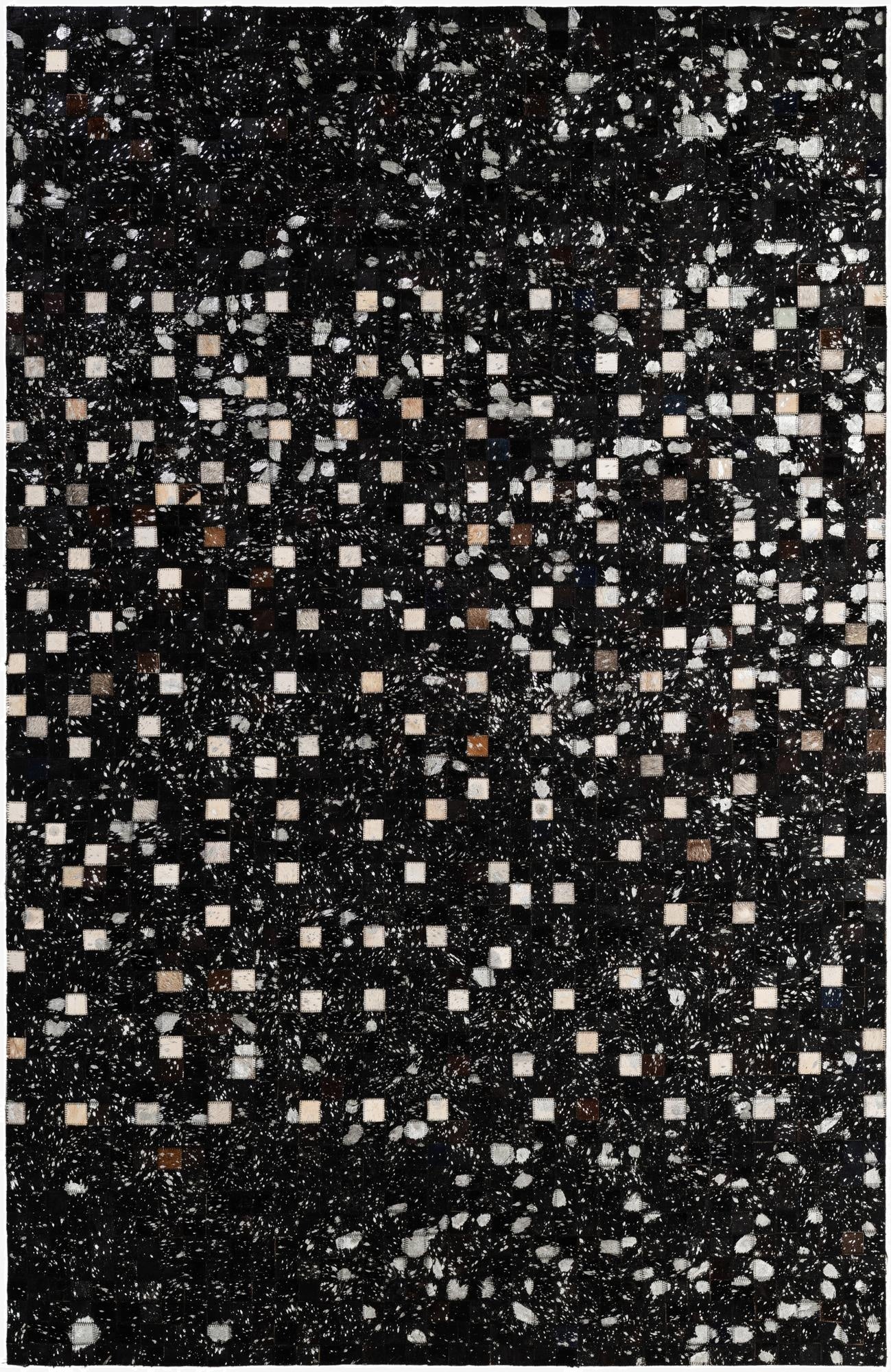 5' x 7' 11 Cowhide - Patchwork Rug