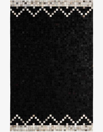 5' 1 x 8' 1 Cowhide - Patchwork Rug