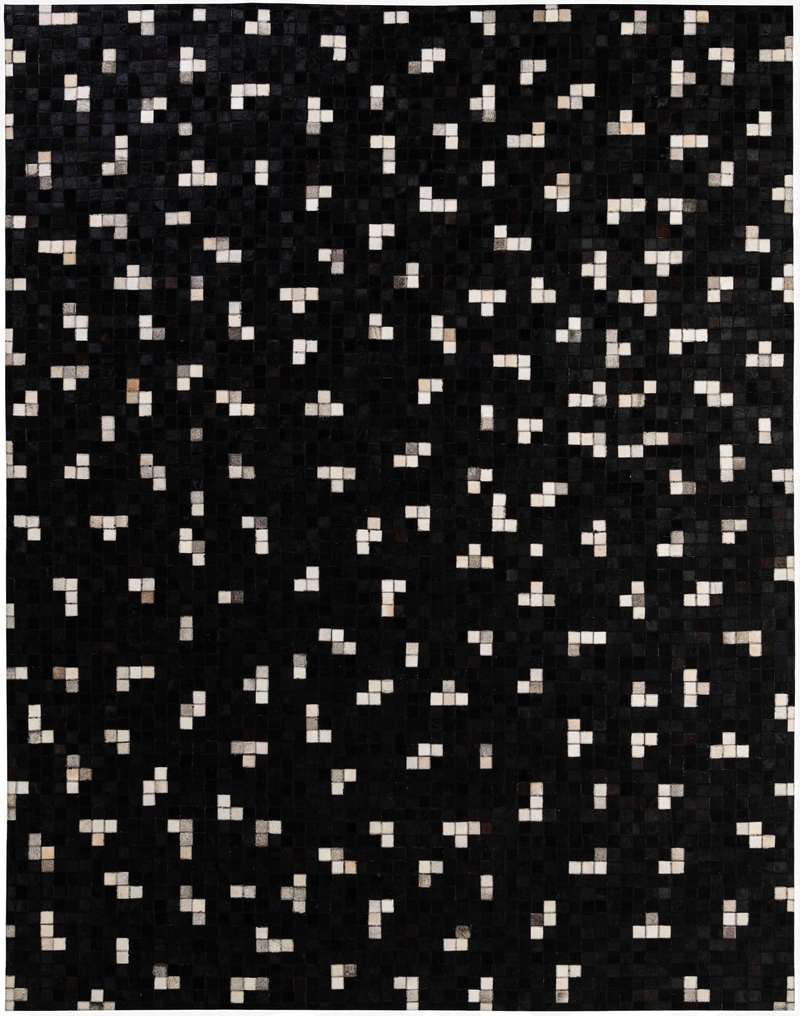 7' 11 x 9' 11 Cowhide - Patchwork Rug