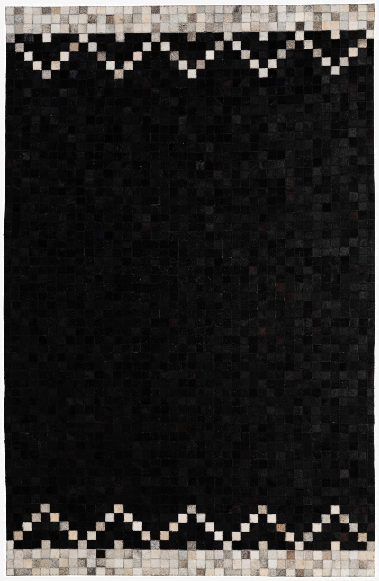 5' 2 x 8' Cowhide - Patchwork Rug