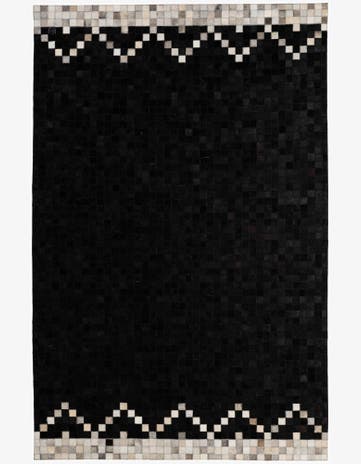 5' 2 x 8' Cowhide - Patchwork Rug