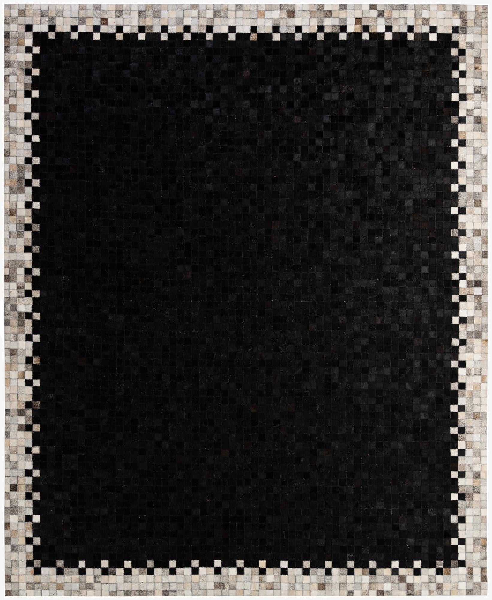 8' 1 x 9' 11 Cowhide - Patchwork Rug