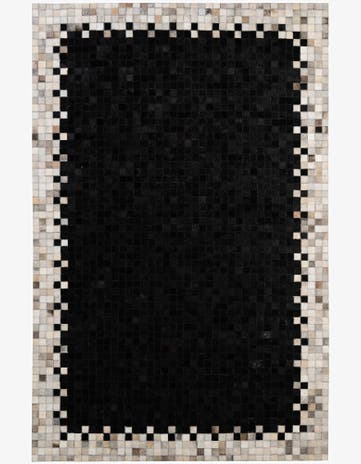 5' 1 x 7' 11 Cowhide - Patchwork Rug