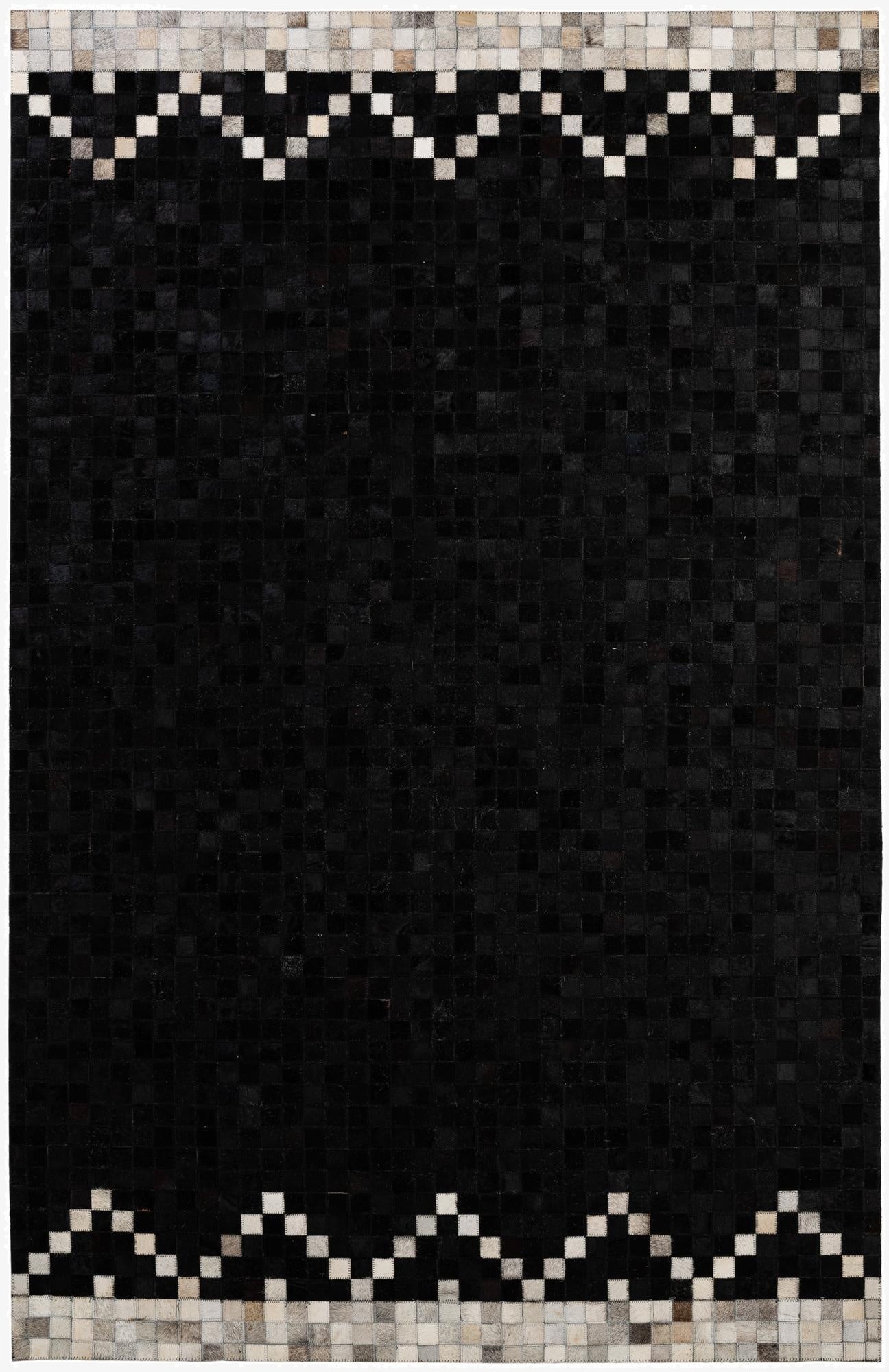 5' 2 x 7' 11 Cowhide - Patchwork Rug