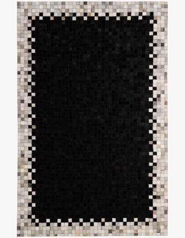 5' 2 x 8' Cowhide - Patchwork Rug
