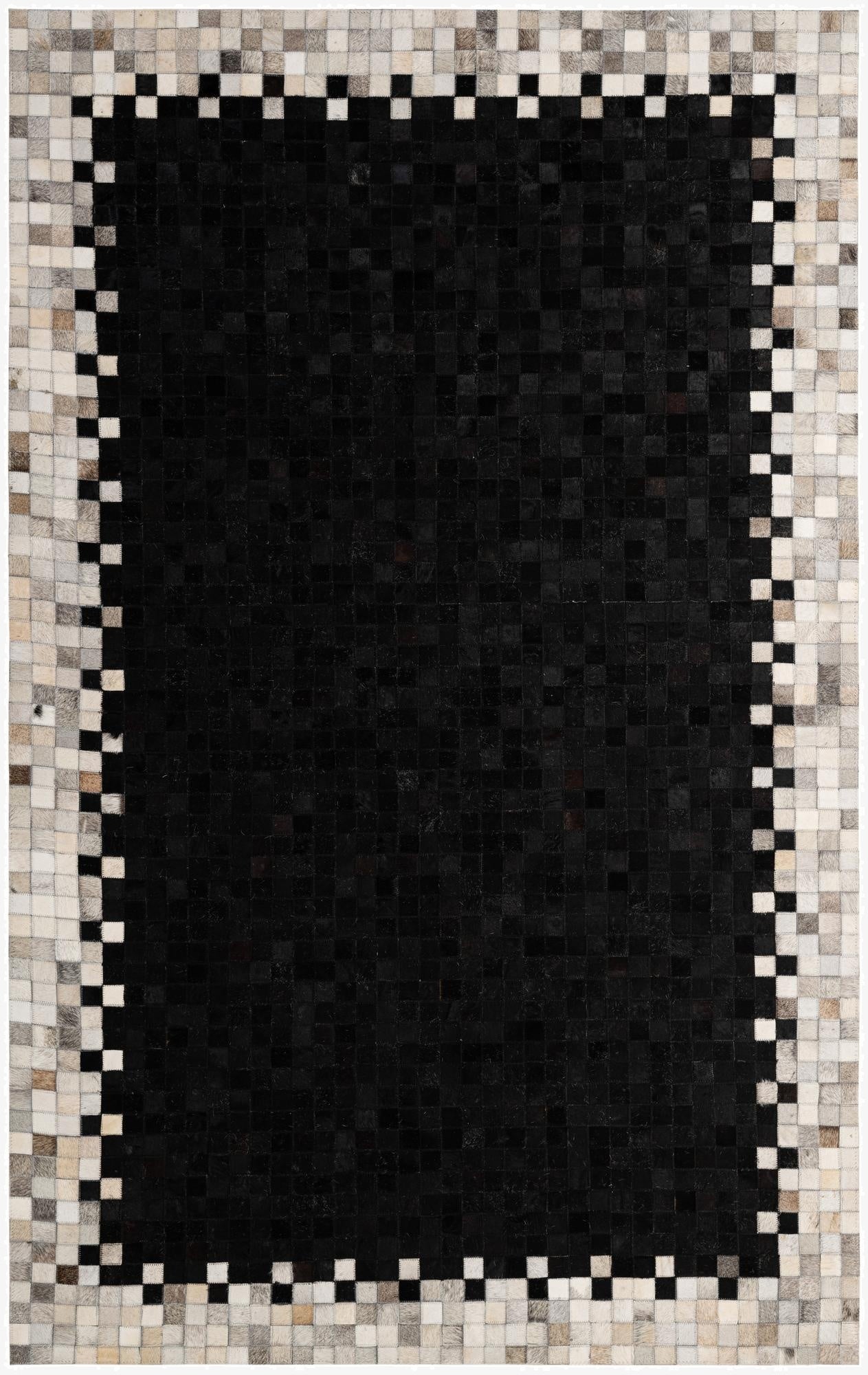 5' x 7' 11 Cowhide - Patchwork Rug