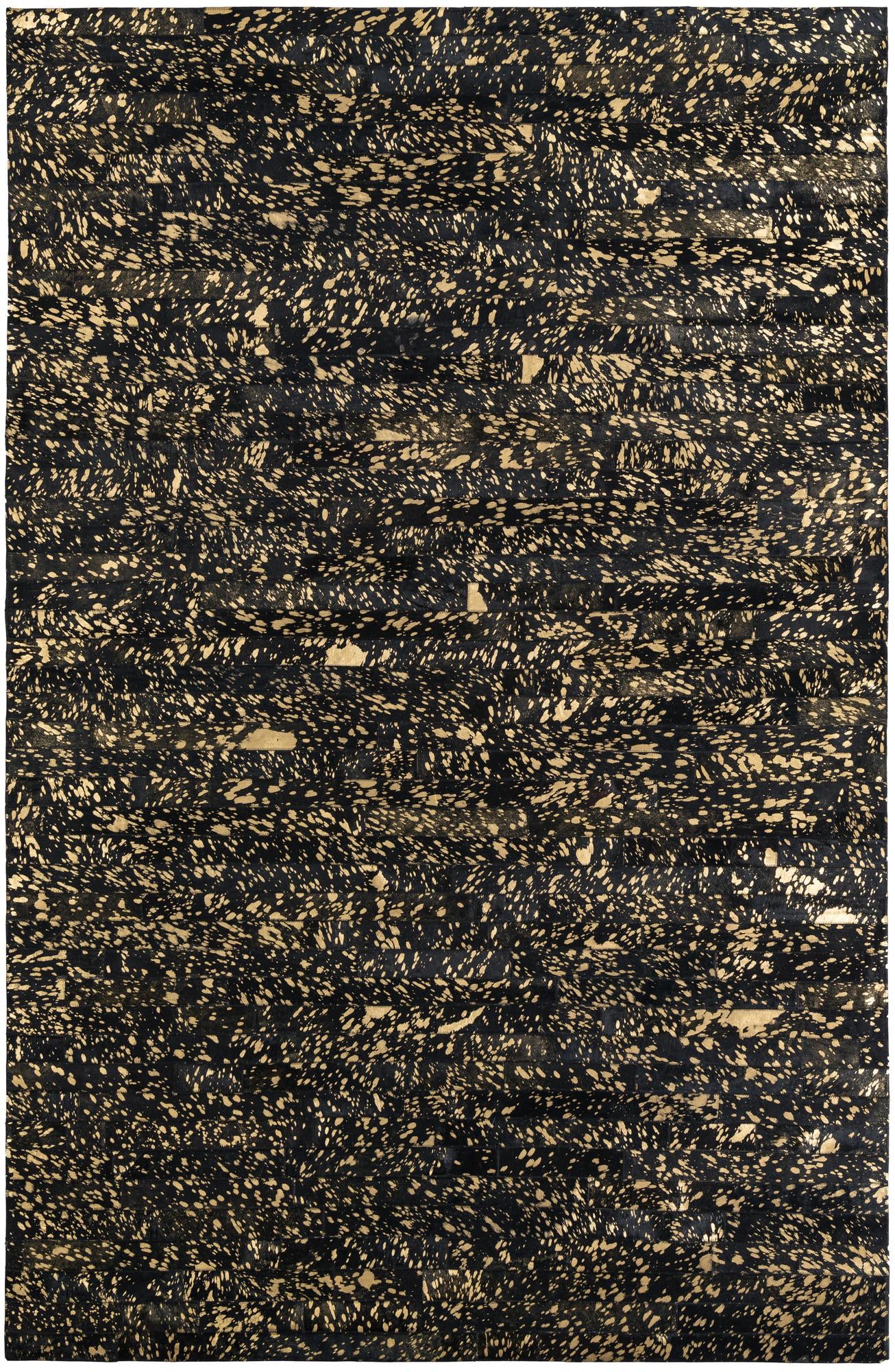 5' 2 x 7' 9 Cowhide Leather Rug