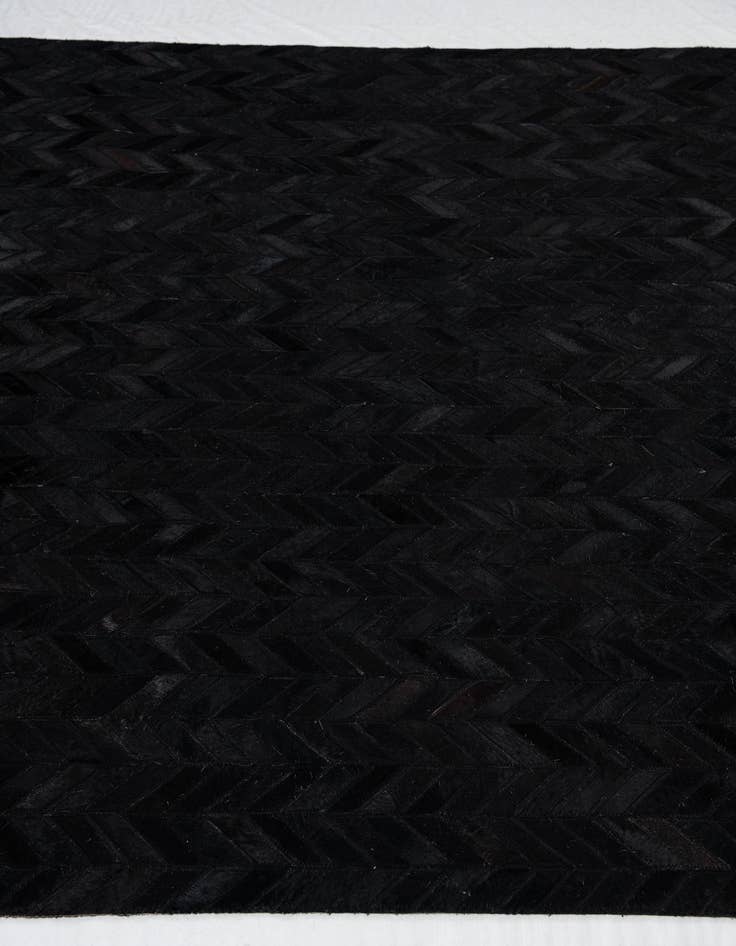 Detail image of 5' 1 x 8' Cowhide Leather Rug