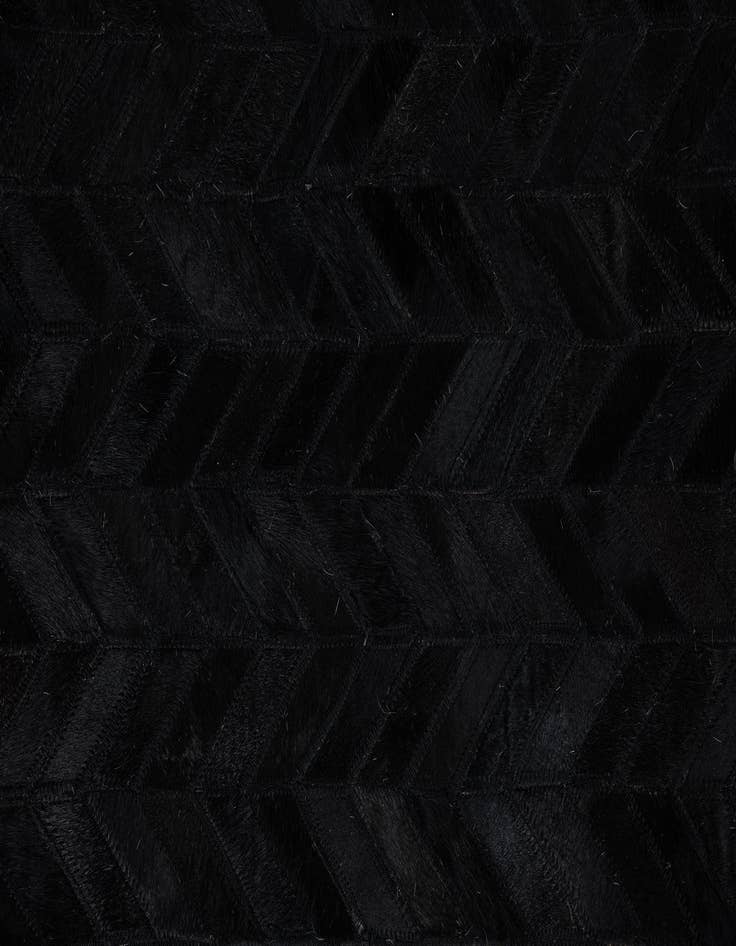 Detail image of 5' 1 x 8' Cowhide Leather Rug