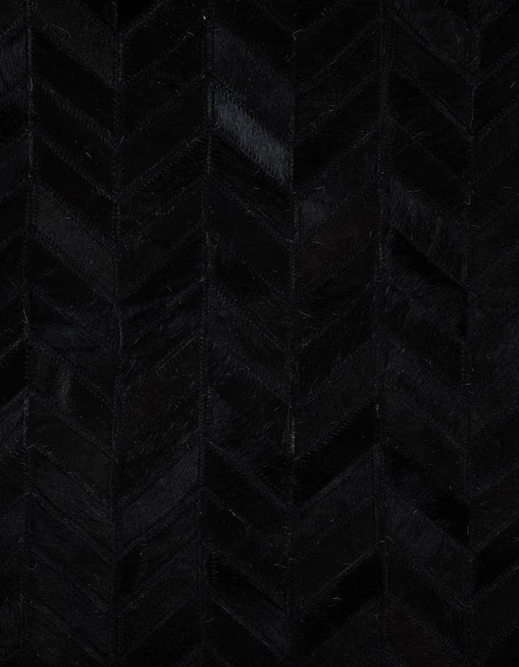 Detail image of 5' 1 x 8' Cowhide Leather Rug