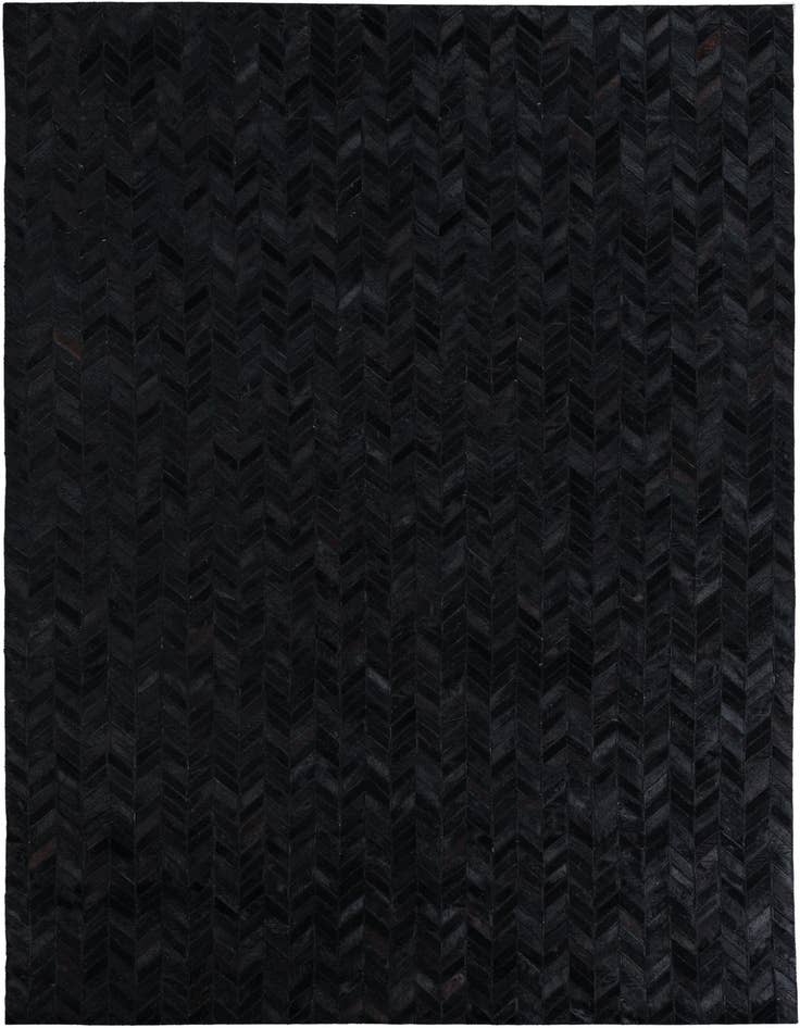 Detail image of 5' 1 x 8' Cowhide Leather Rug