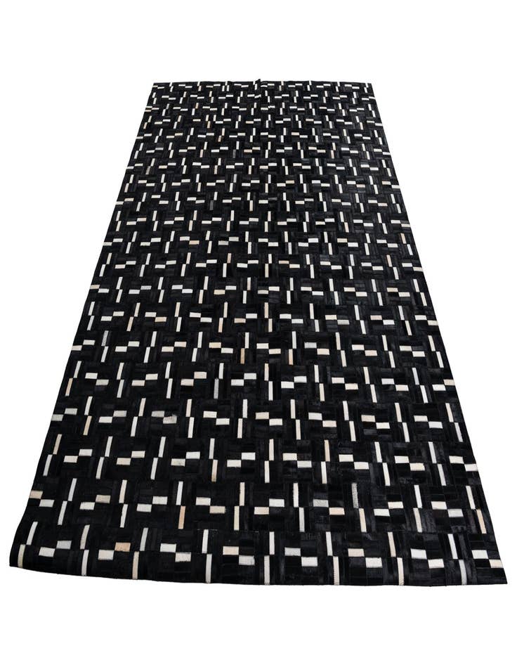 Detail image of 7' 9 x 9' 9 Cowhide Leather Rug