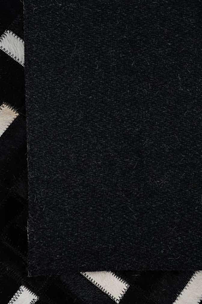 7' 10 x 9' 9 Cowhide Leather Rug