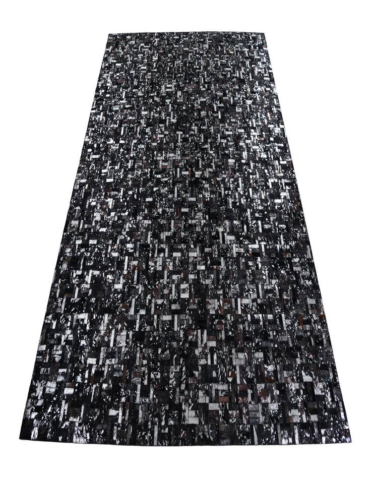 Detail image of 8' x 9' 8 Cowhide Leather Rug