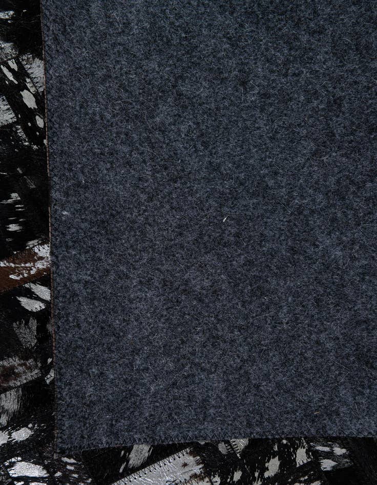 Detail image of 8' x 9' 8 Cowhide Leather Rug