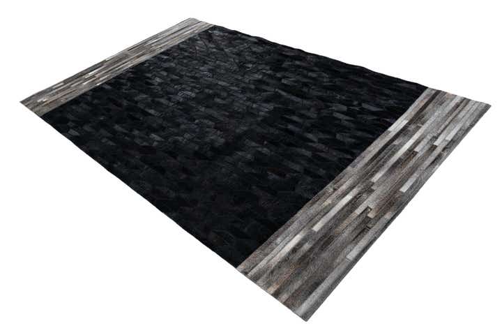 5' x 8' Cowhide Leather Rug