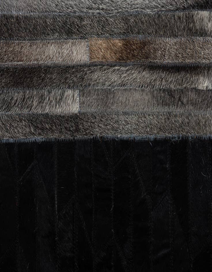 Detail image of 5' x 8' Cowhide Leather Rug