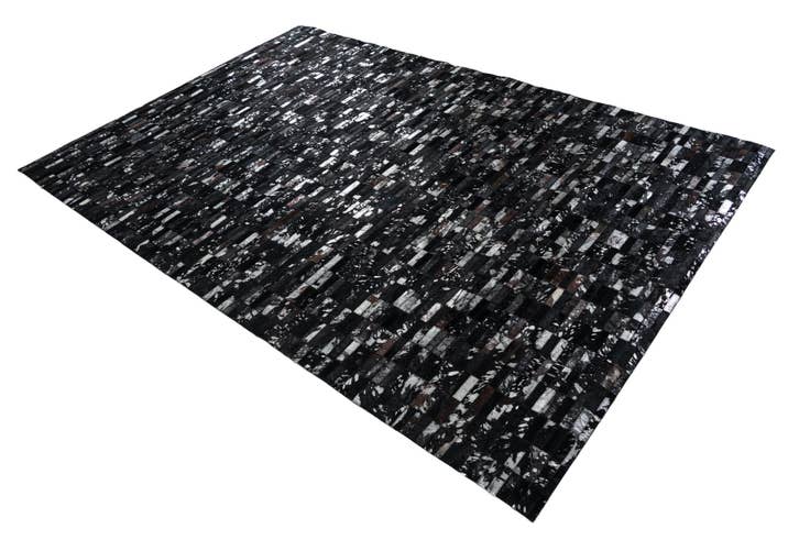 Detail image of 5' 3 x 7' 9 Cowhide Leather Rug