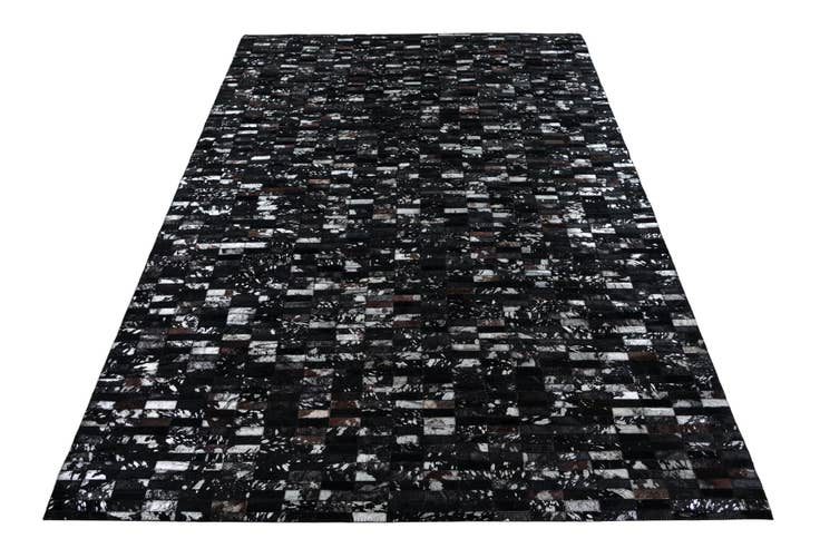 Detail image of 5' 3 x 7' 9 Cowhide Leather Rug