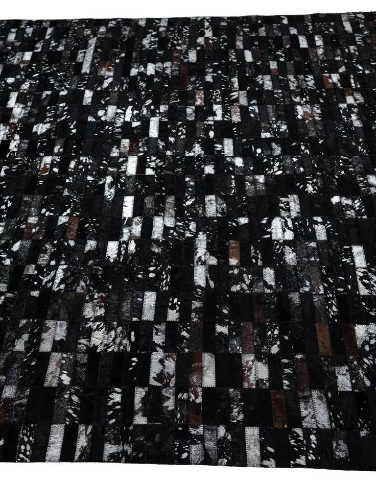 Detail image of 5' 3 x 7' 9 Cowhide Leather Rug