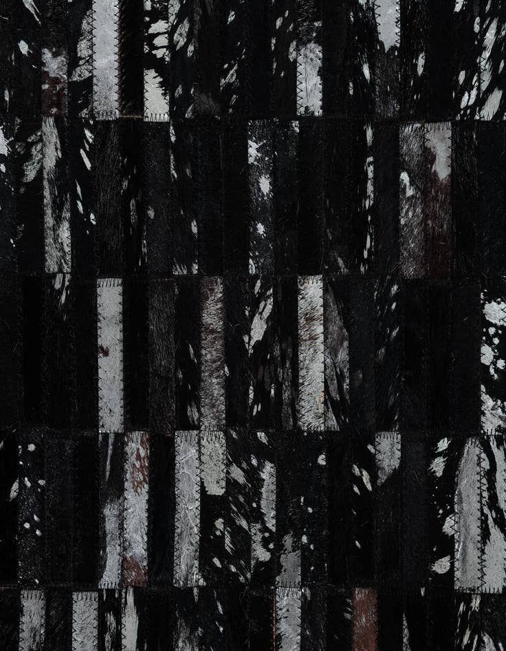 Detail image of 5' 3 x 7' 9 Cowhide Leather Rug