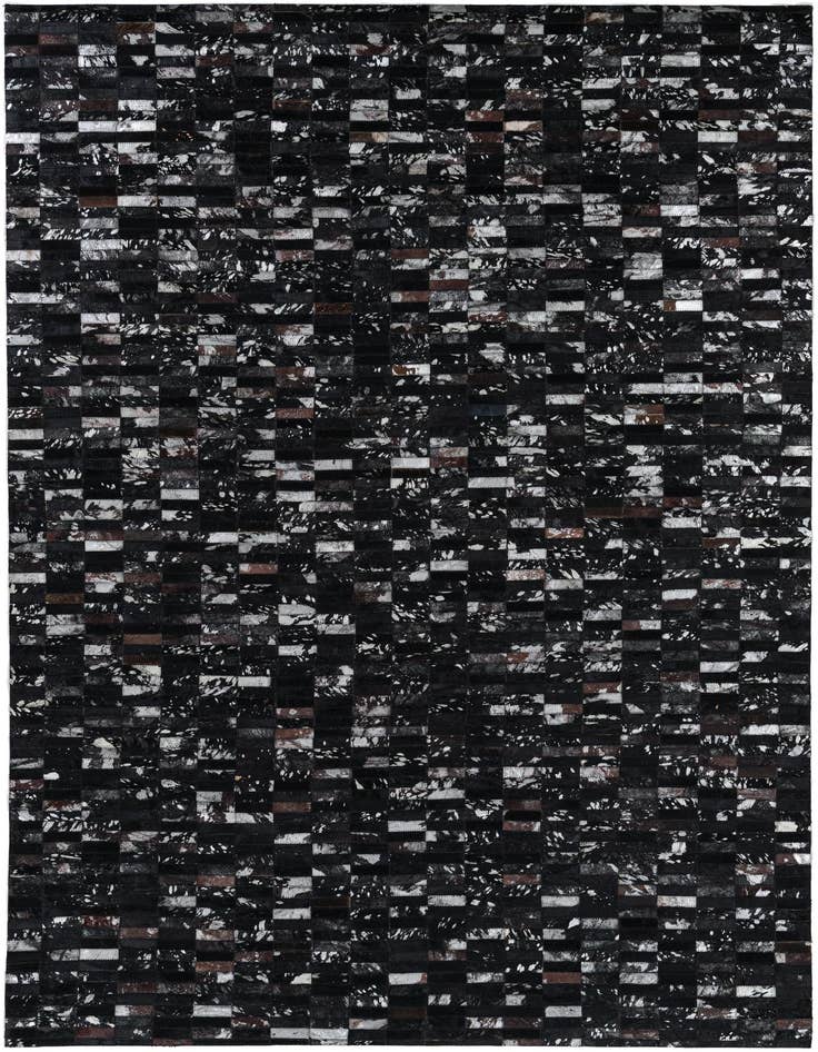 Detail image of 5' 3 x 7' 9 Cowhide Leather Rug