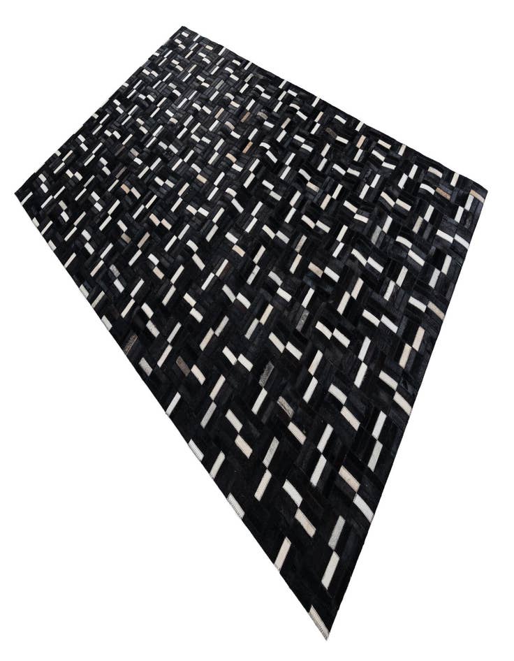 Detail image of 5' x 8' 1 Cowhide Leather Rug