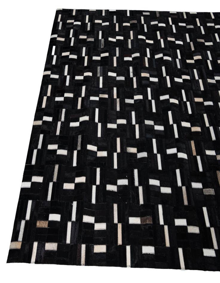 Detail image of 5' x 8' 1 Cowhide Leather Rug