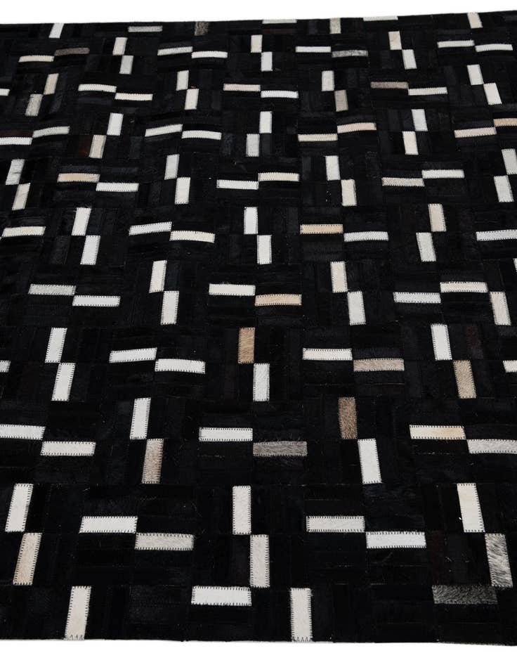 Detail image of 5' x 8' 1 Cowhide Leather Rug