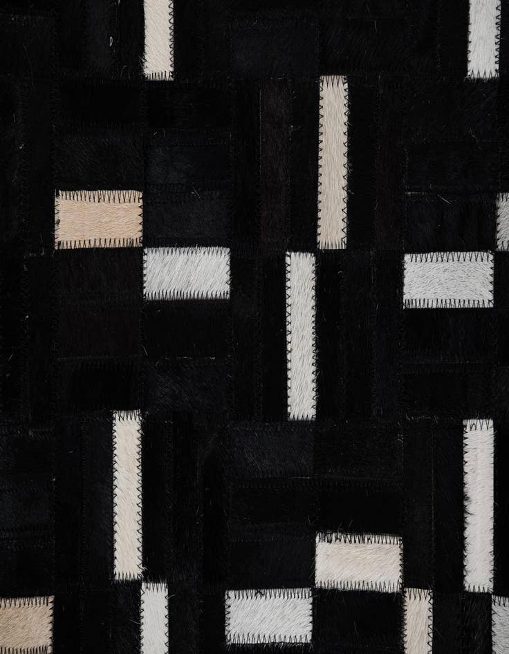 Detail image of 5' x 8' 1 Cowhide Leather Rug