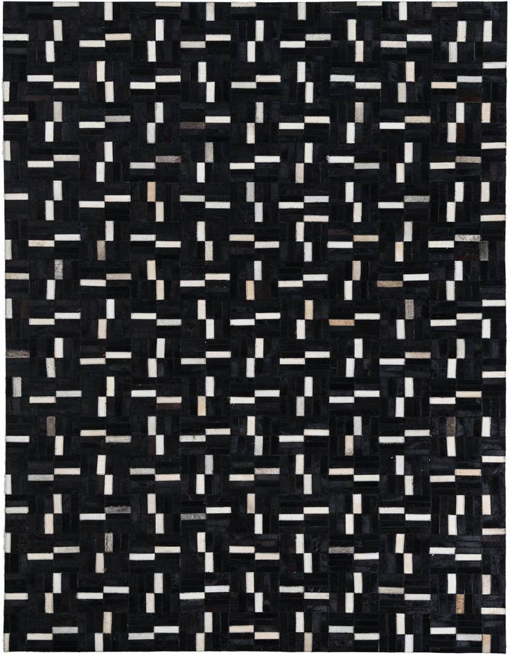 Detail image of 5' x 8' 1 Cowhide Leather Rug