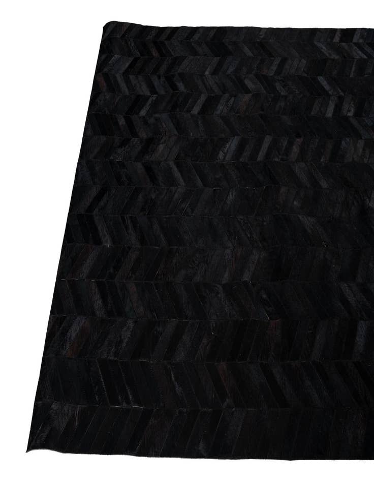 Detail image of 5' 1 x 8' Cowhide Leather Rug