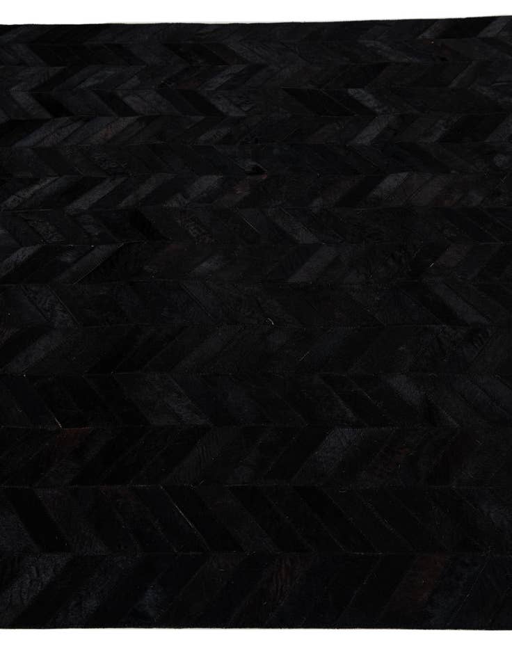 Detail image of 5' 1 x 8' Cowhide Leather Rug