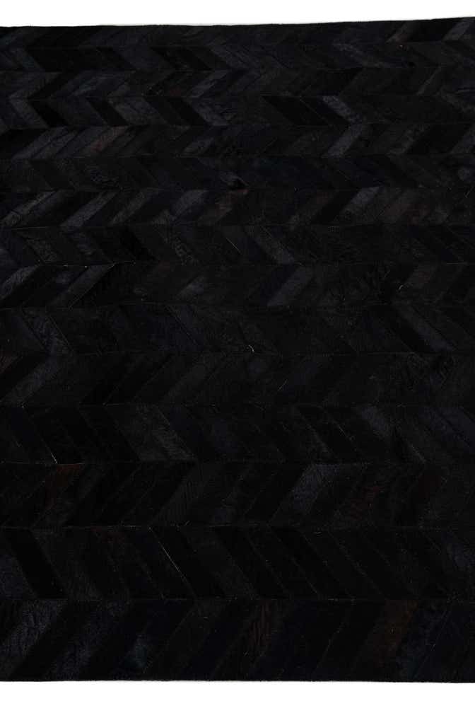 5' 1 x 8' Cowhide Leather Rug