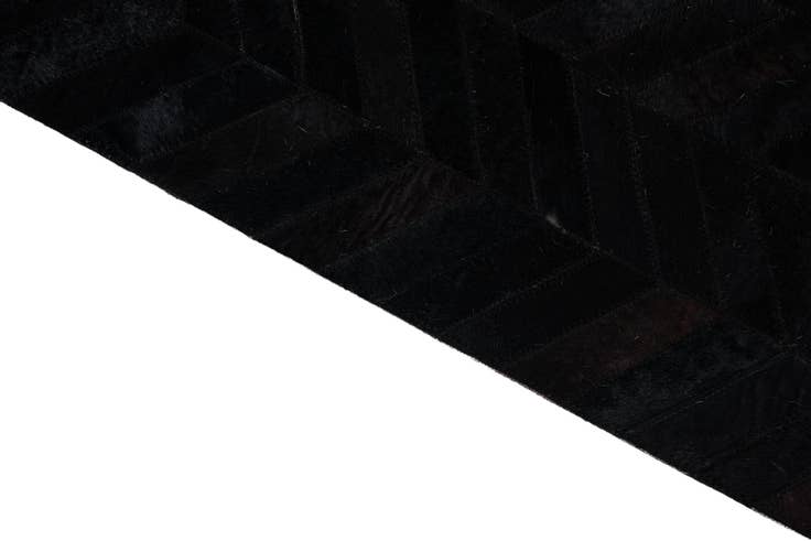 Detail image of 5' 1 x 8' Cowhide Leather Rug