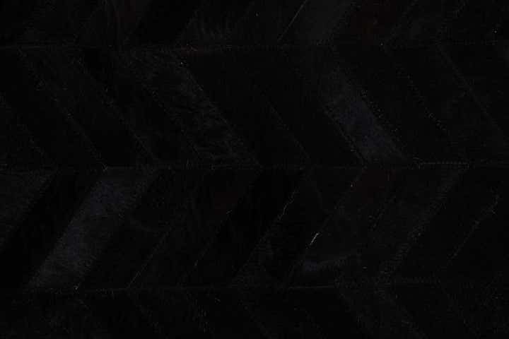 5' 1 x 8' Cowhide Leather Rug