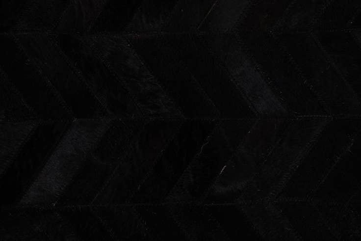 Detail image of 5' 1 x 8' Cowhide Leather Rug