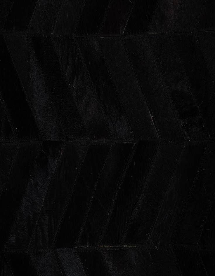 Detail image of 5' 1 x 8' Cowhide Leather Rug