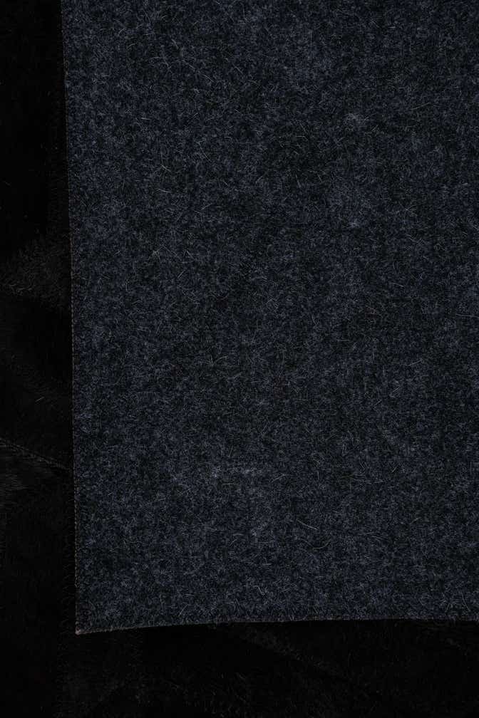 5' 1 x 8' Cowhide Leather Rug