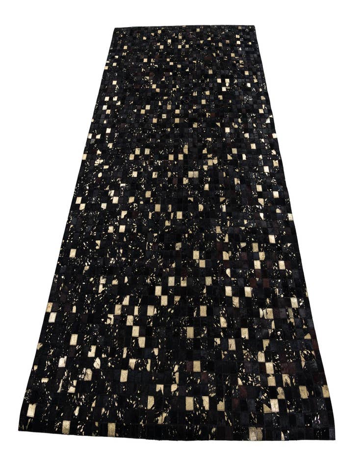 Detail image of 5' 2 x 8' Cowhide Leather Rug